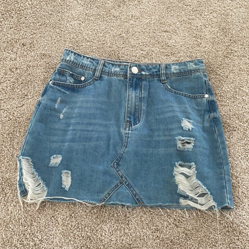 Brand new ! Showpo jean skirt